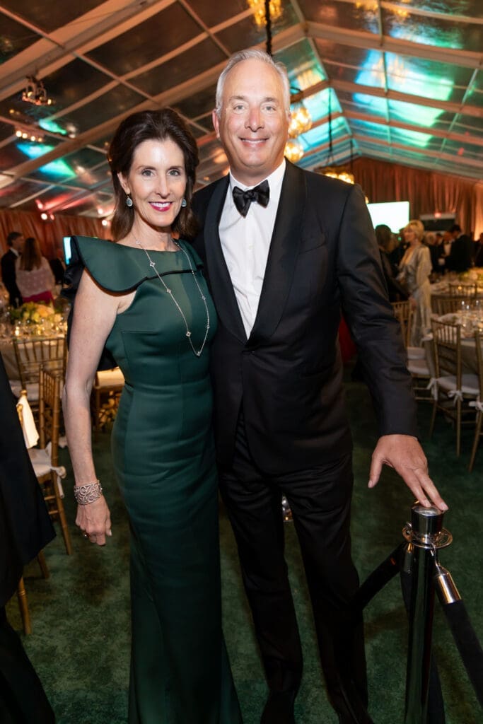 Phoebe & Bobby Tudor at the 30th anniversary celebration of Rice University's Baker Institute for Public Policy. (Photo courtesy of Rice University)