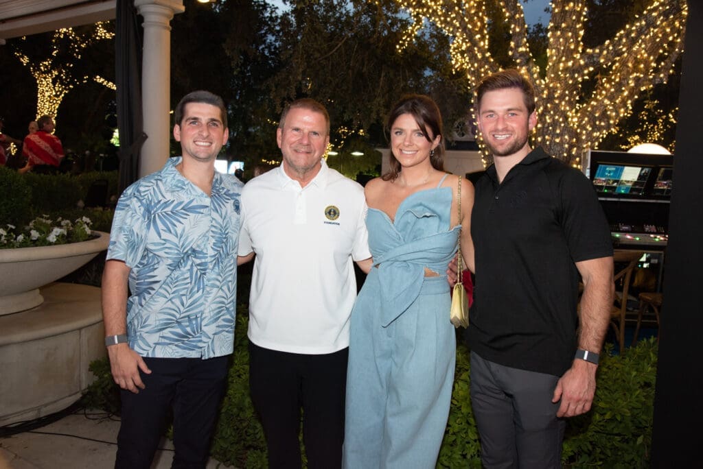 Tilman Fertitta Stays True Blue In Lavish Family Mansion Party, Helps Houston Police Raise Record $1 Million With Crime Pool Dip