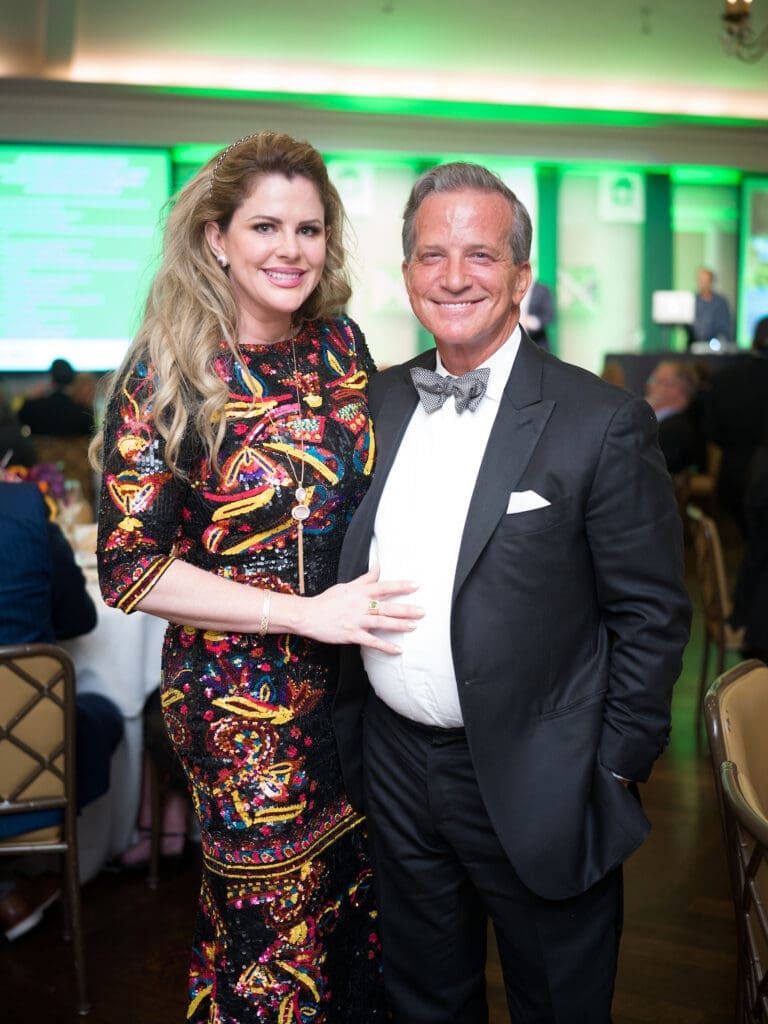 Candice & Dr. Guy Burrows at the Homemade Hope dinner.  (Photo by Daniel Ortiz)