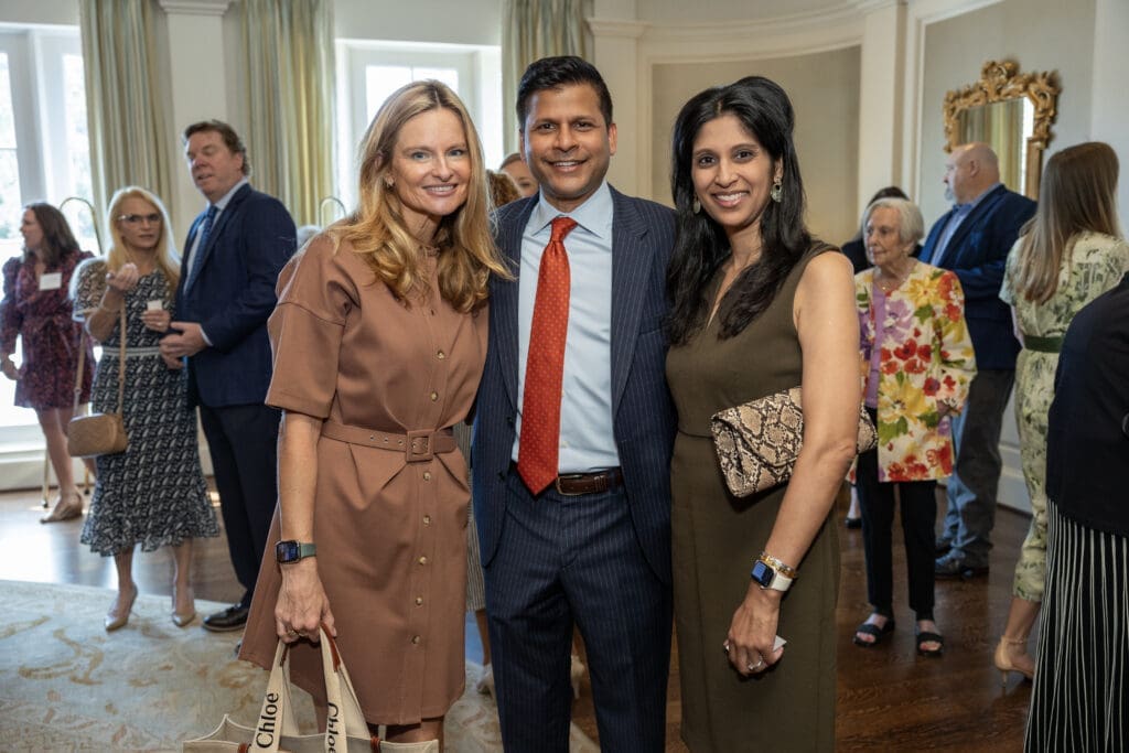 Sheri Bailey, Haresh & Sushma Yalamanchili at the Circle of Hope Luncheon. (Photo by Jenny Antill)