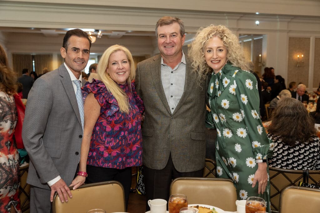 Ulises & Kara Vidal, Todd Adam, Amy Shields at the Circle of Hope Luncheon. (Photo by Jenny Antill)