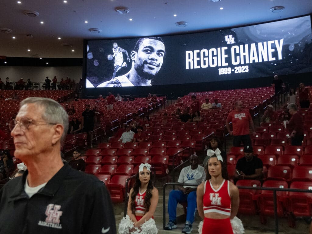 University of Houston basketball will remember everything Reggie Chaney did for a long time. (Photo by F. Carter Smith)