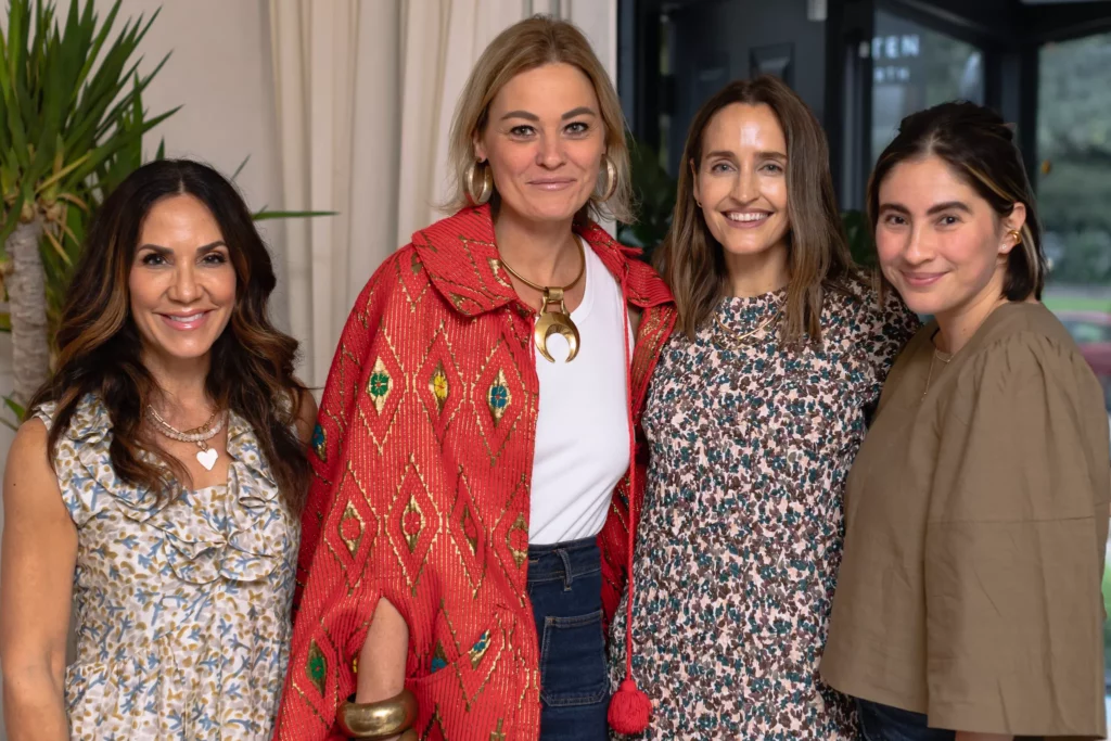 Courtney Zavala, Allison Bagley, Katie McClure, Paulina Padilla at the grand opening fête for Sixteen Ten where Freya hats and Mirth caftans share boutique space. (Photo by Alex Wu)