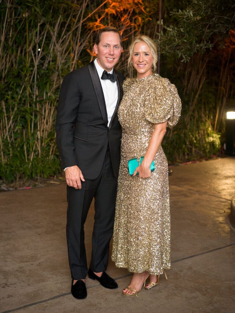 Bas & Courtney Solleveld at the Houston Zoo 'A Starry Night in the Galápagos' gala (Photo by Daniel Ortiz)