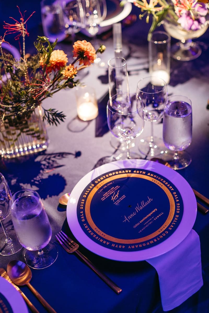 DC Gala Dinner Menu