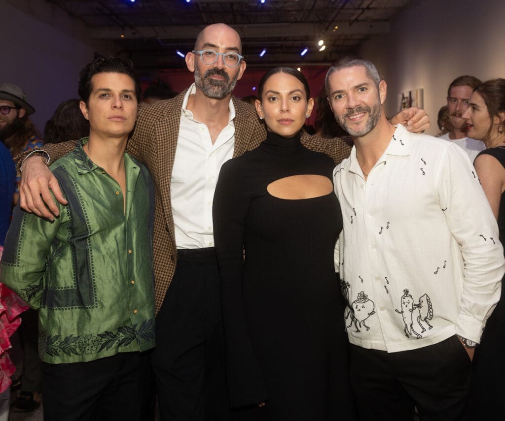 David Rodriguez, Kyle Steed, Carolina Alvarez-Mathies, Jim McDermott  (photo by Exploredinary for Dallas Contemporary) 