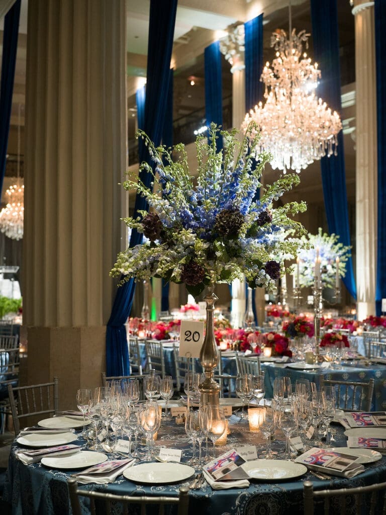 Beautiful decor by The Events Company at the Houston Symphony Opening Night Concert and Gala (Photo by Daniel Ortiz)