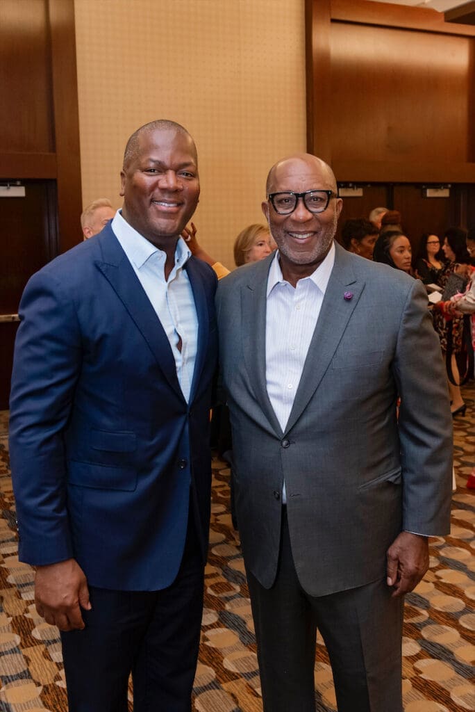 Dennis Cail, Ron Kirk (Photo by Tamytha Cameron and Celeste Cass)