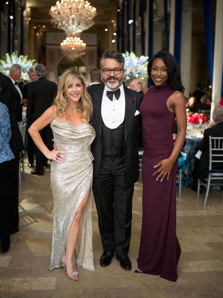 Diana Fisher, Bernie Cantu, Jasmine Reese at the Houston Symphony Opening Night Concert and Gala (Photo by Daniel Ortiz)