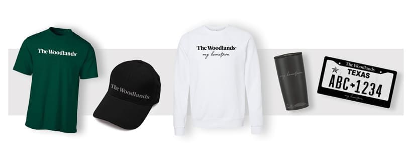 Just in time for The Woodlands' 50th anniversary, Interfaith is selling a new line of merchandise.