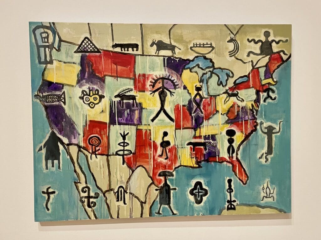 Remapping Series Memory Map, 2000. (Photo by Courtney Dabney)