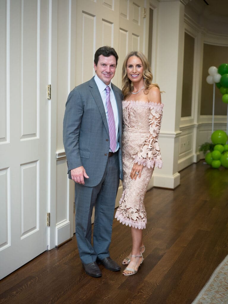 Jeff Gunst & Brooke Bentley Gunst at the Homemade Hope dinner.  (Photo by Daniel Ortiz)