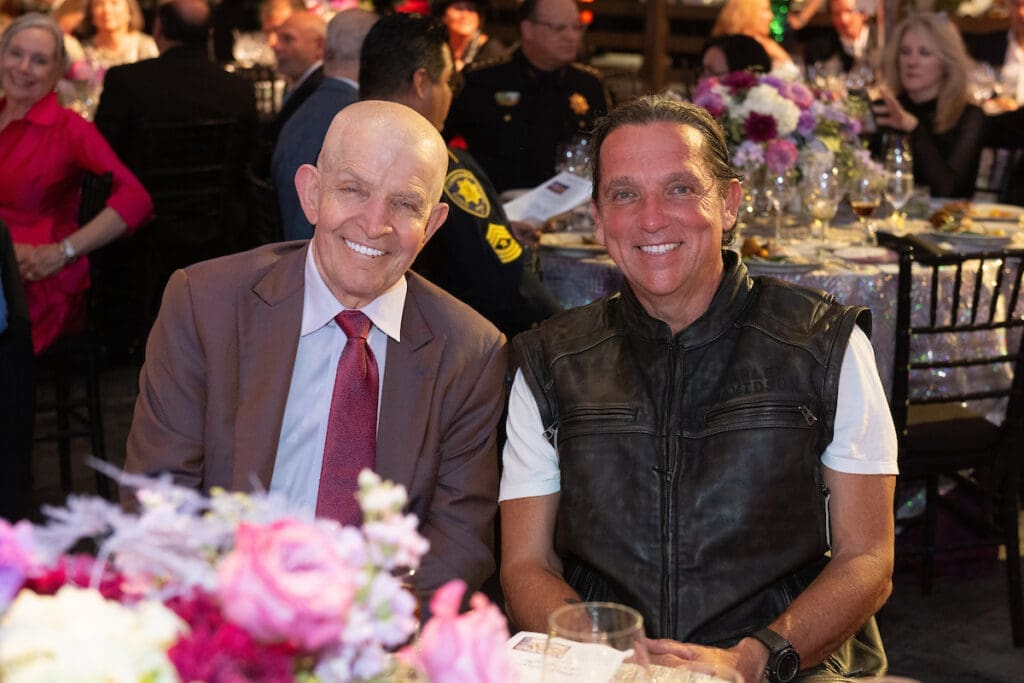 Jim McIngvale, Tony Buzbee at the Houston SPCA Howl-O-Ween Ball (Photo by Wilson Parish)
