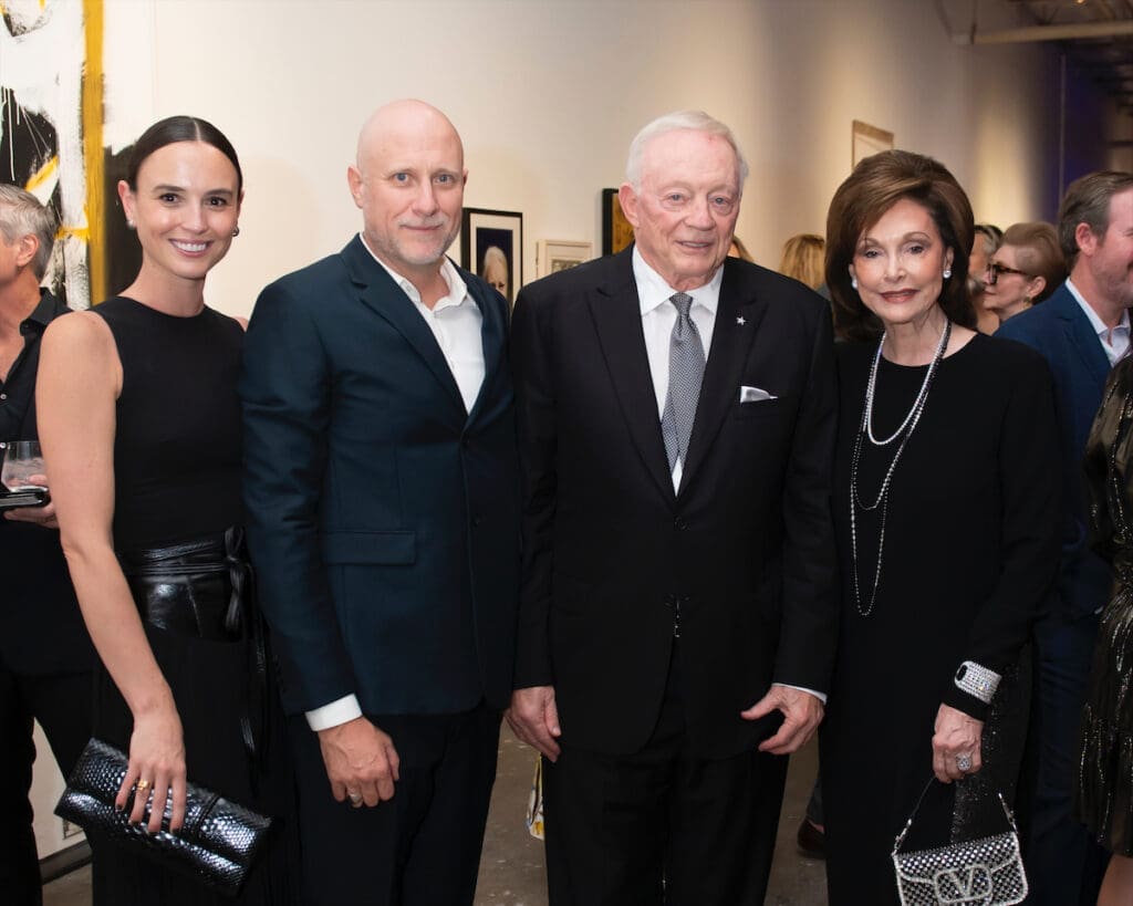 Jordan Jones Munoz, Trevor Paglen, Jerry Jones, Gene Jones (photo by Tamytha Cameron) 
