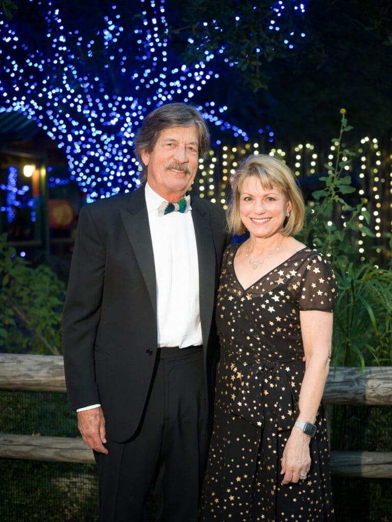 Stephen & Kelly Lubanko at the Houston Zoo 'A Starry Night in the Galápagos' gala  (Photo by Daniel Ortiz)