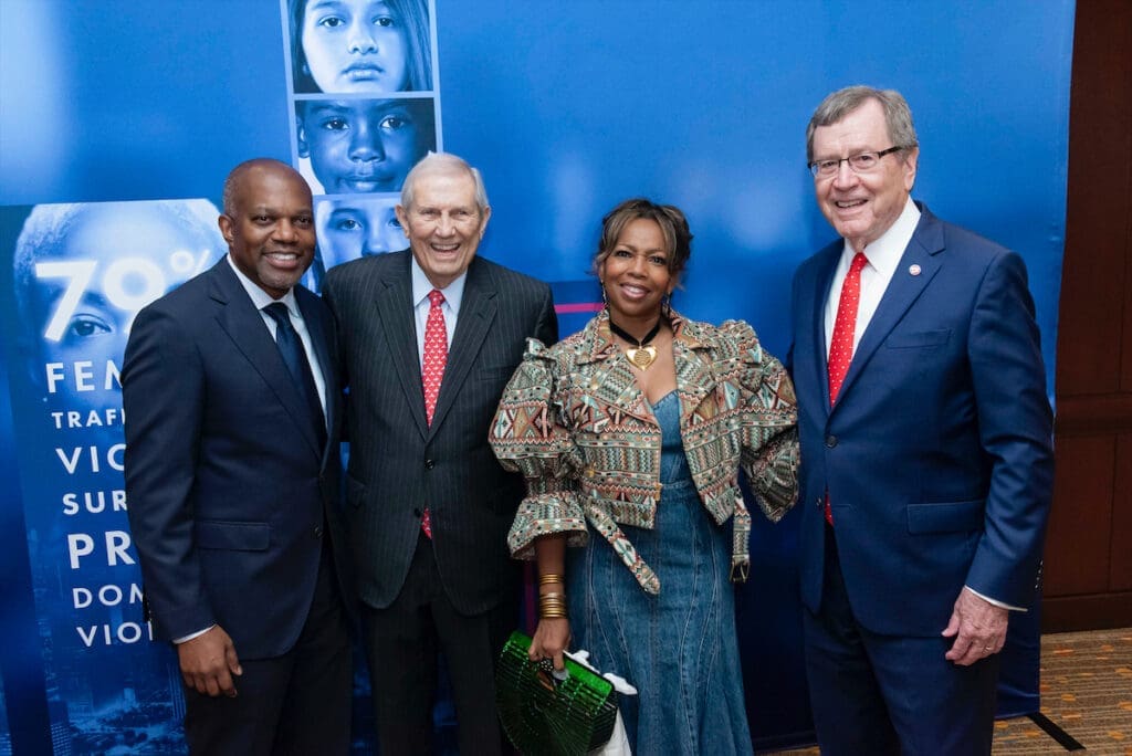Kelvin Walker, Pete Schenkel, Celia Walker, Dr. Gerald Turner (Photo by Tamytha Cameron and Celeste Cass)