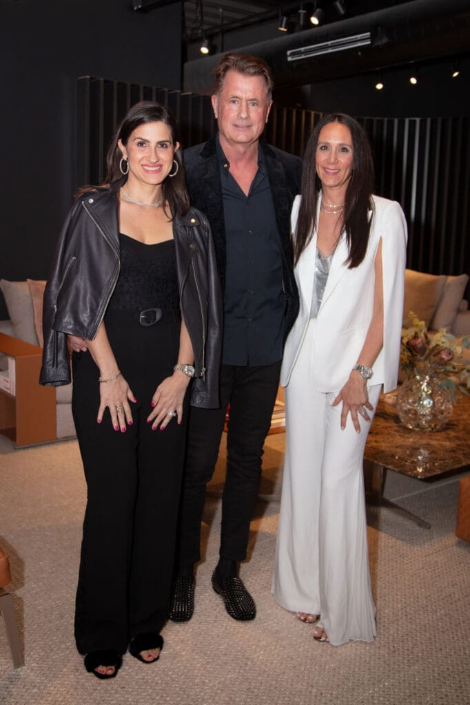 Lisa Zadok, Ken Christie, Amy Zadok  at the Nina Magon's book signing at BeDesign (Photo by Miroma Photography)