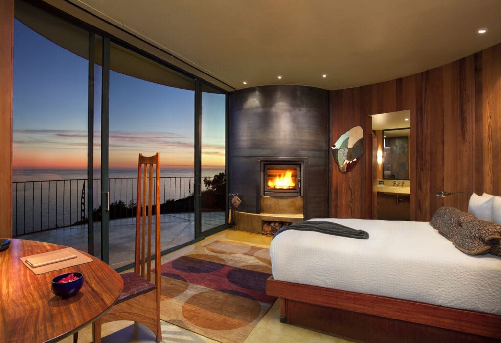 Post Ranch Inn's rooms are other-worldy suites.