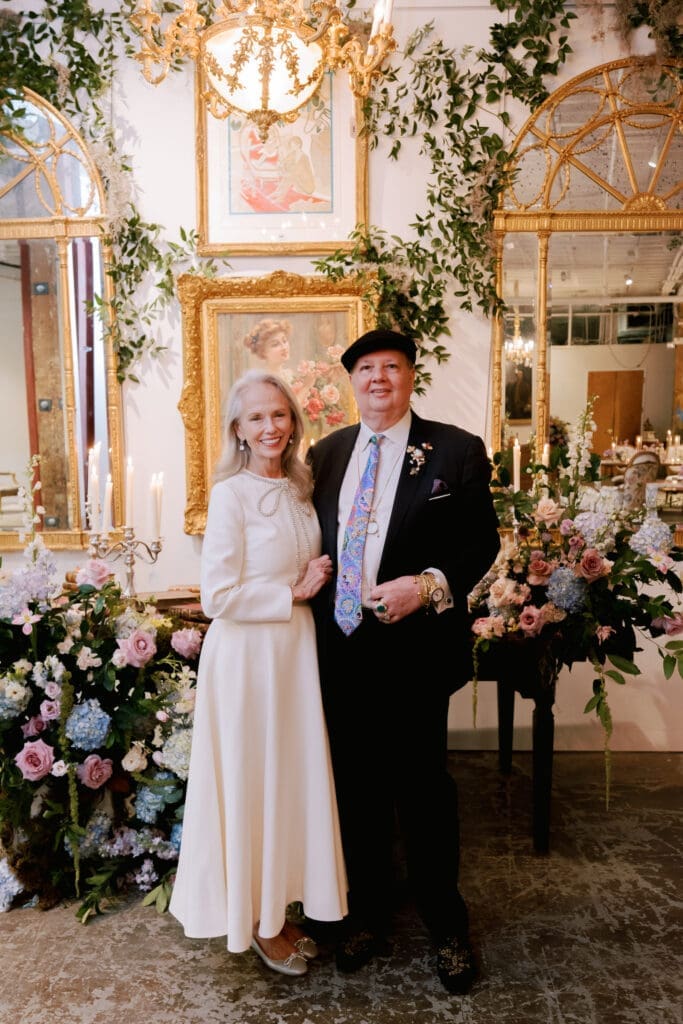 New Orleans Auction Galleris owner an CEO Susan Sarofim, Burke Saucier of New Orleans at the NOAG dinner.