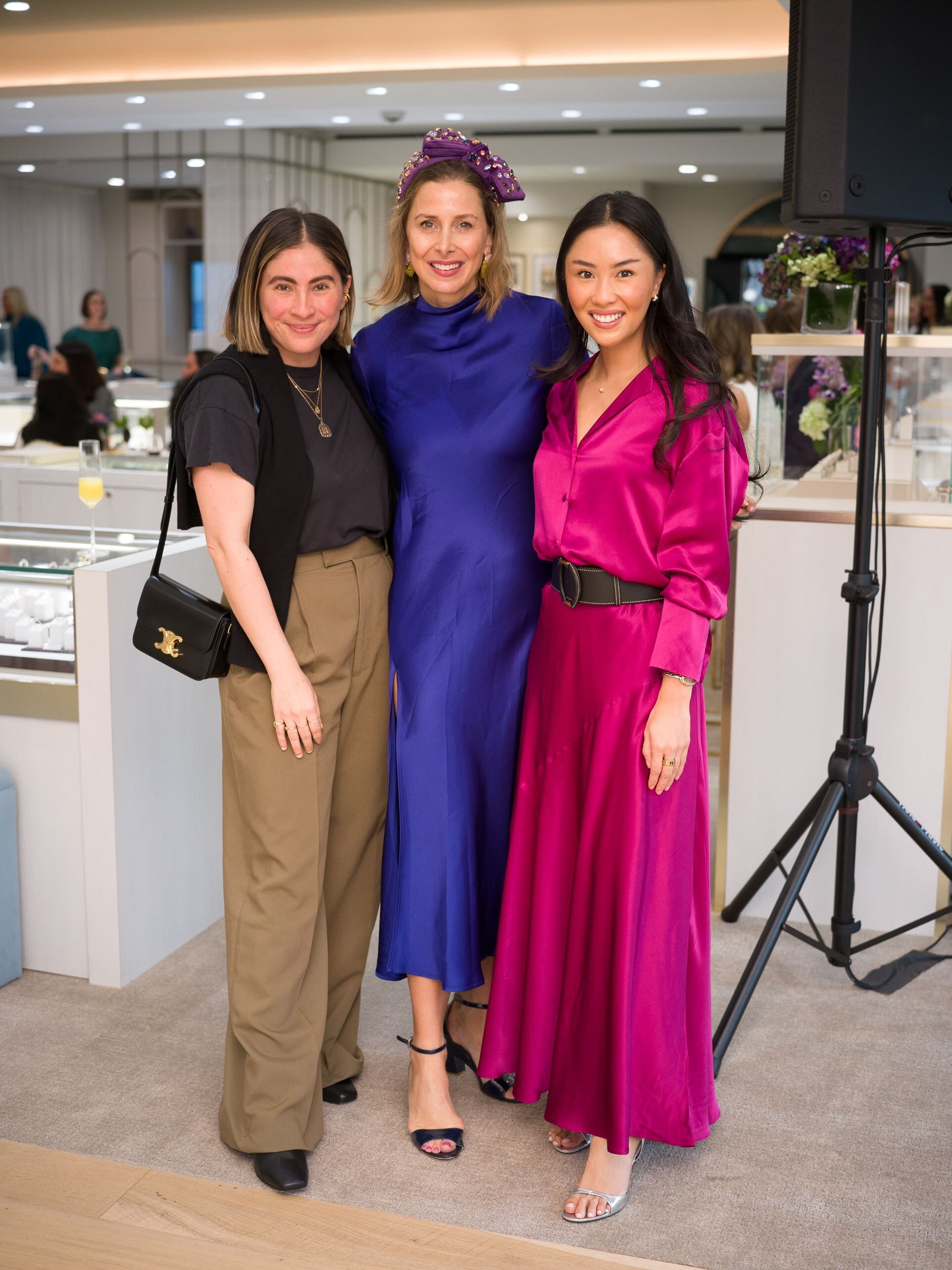 Paulina Padilla, Lele Sadoughi and Jasmine Nguyen (Photo by Daniel Ortiz)