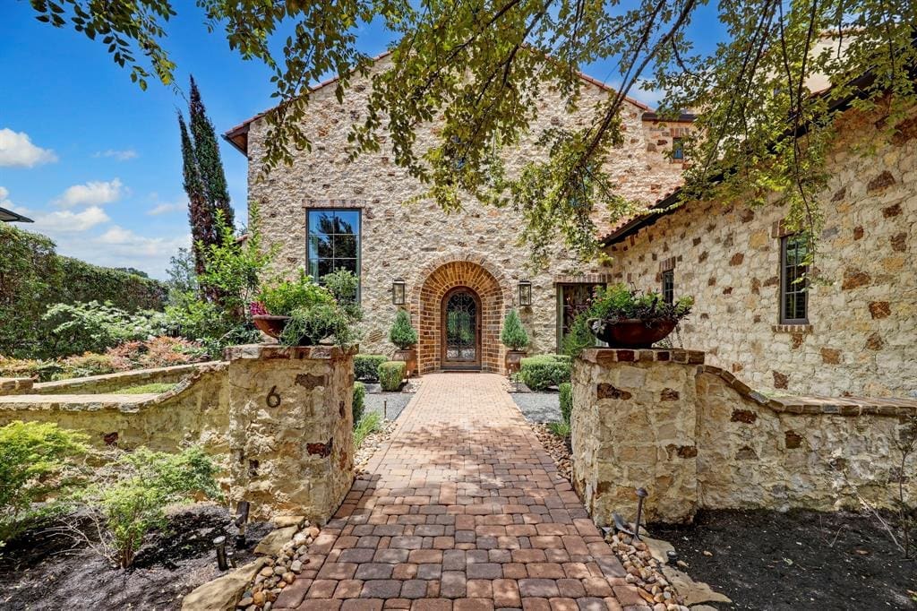 The Woodlands’ Own South of France Worthy Villa Mansion Brings Waterfront Perks and a $2.29 Million Asking Price