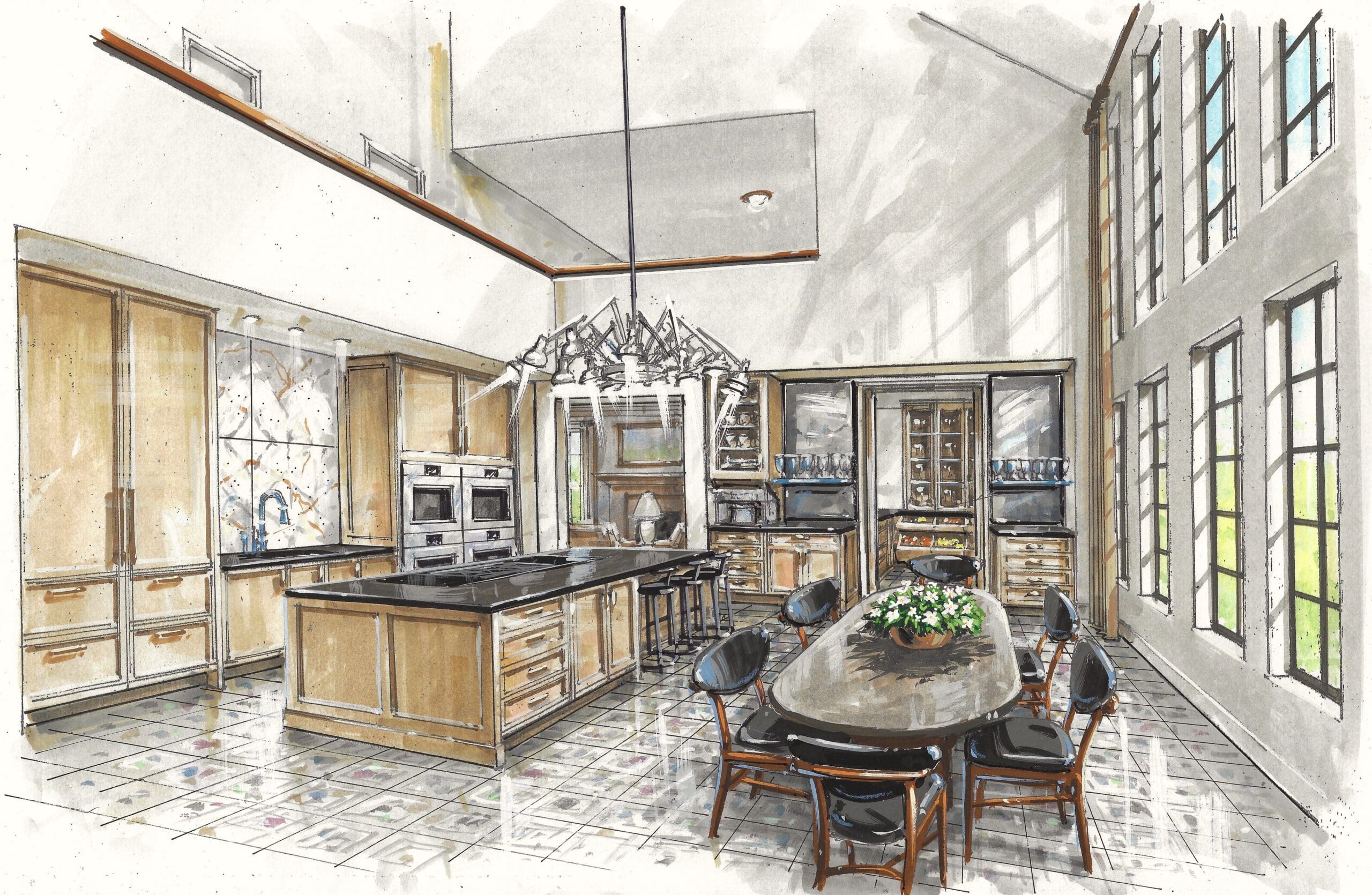 Kips Bay Dallas show house 2023 tickets renderings