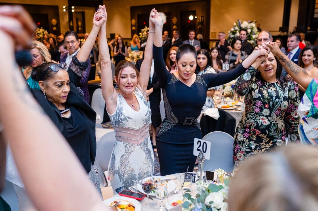 Recognition of survivors of human trafficking at the Crime Stoppers 'Leading the Way to a Safer Houston' dinner (Photo by Quy Tran)