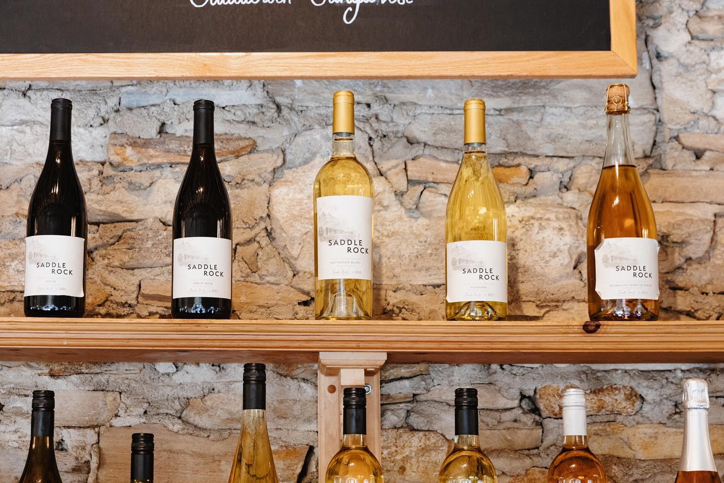 Saddlerock Winery lets you take your pick from a lineup of estate wines.
