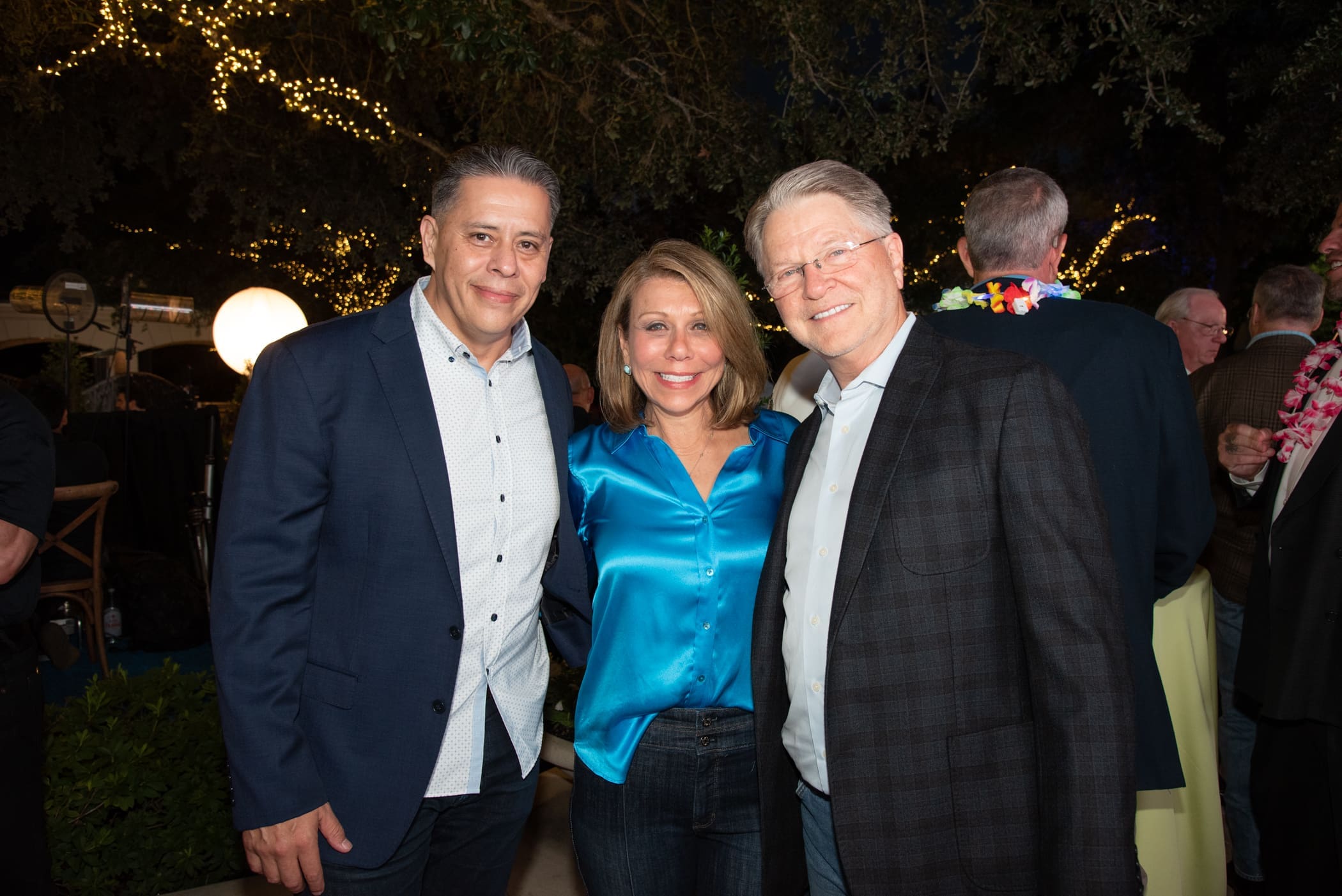 Sam Pena, Senator Joan Huffman, Keith Lawyer; Photo by Alexanders Fine Portrait Design