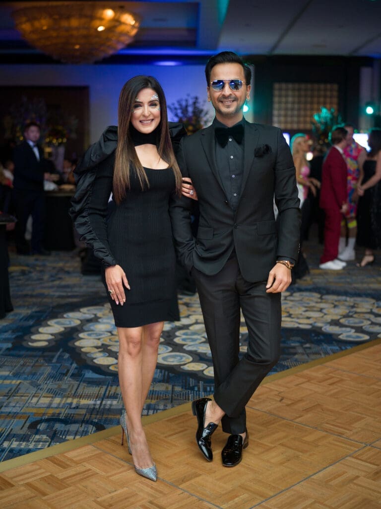 Sneha & Nick Merchant at the Ronald McDonald House Houston Boo Ball (Photo by Daniel Ortiz)