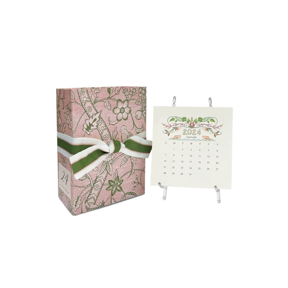 There’s no better place to plan for 2024 than specialty gift shop St. Michael’s Woman’s Exchange with products like this darling Karen Adams 2024 Boxed Desk Calendar. 