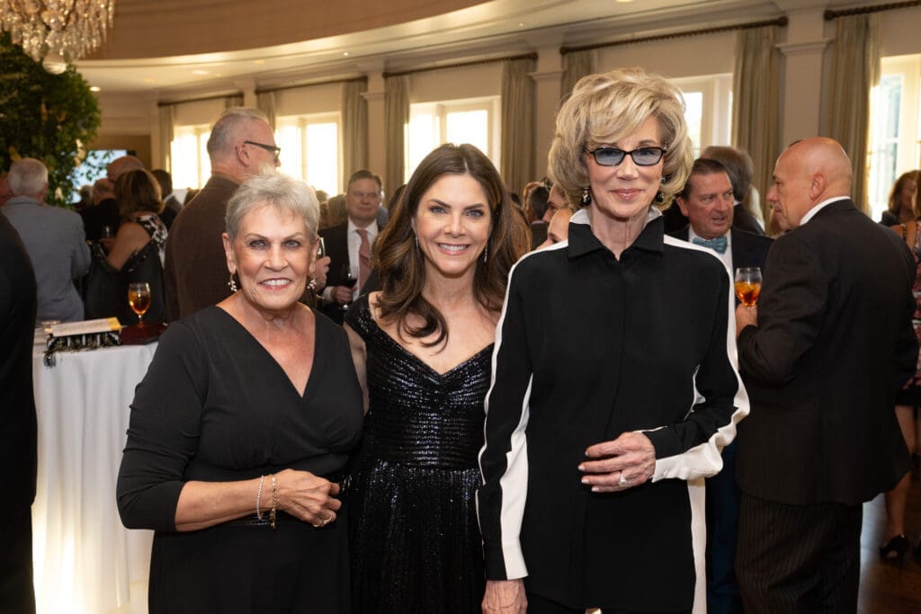 Susie Murray, Monica Hartland, Frann Lichtenstein at the Mission of Yahweh 'Leaders & Legends' gala.