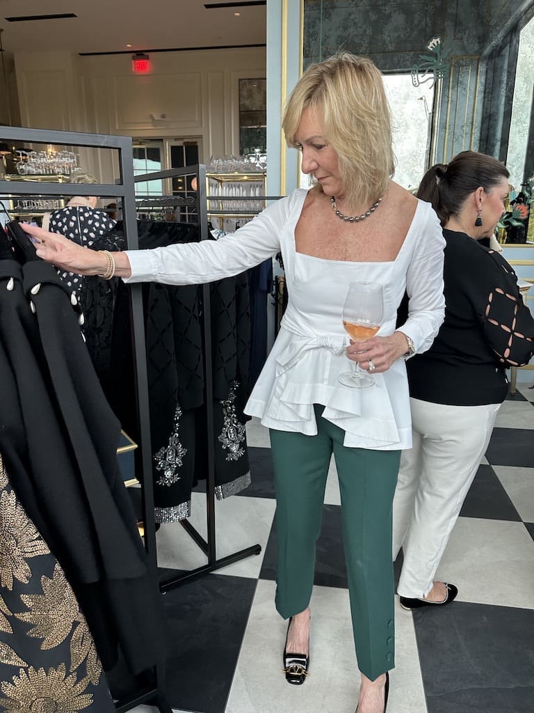 Shelley Boyer at the Annabelle Brasserie first look luncheon in Autry Park (Photo by Shelby Hodge)