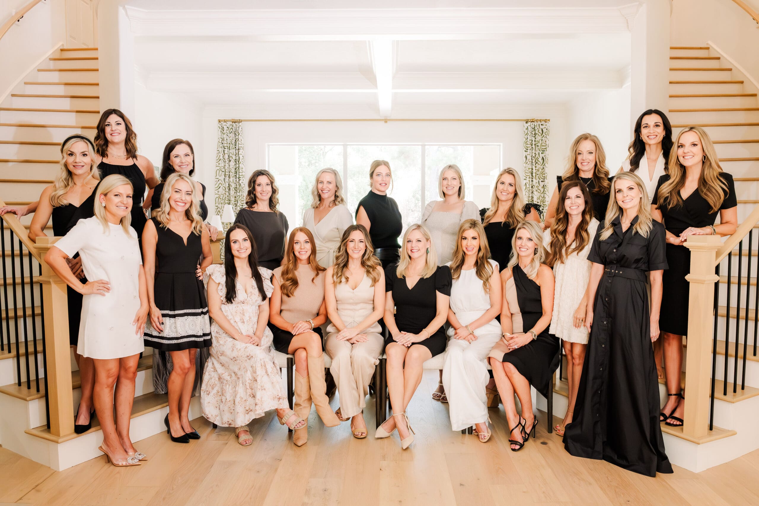 The team at The Woodlands Style House. Eighteen of the stylists are in The Woodlands, and three work in the Austin area. (Photo by Nicole Omam)