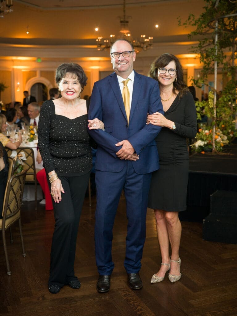 Warner Roberts, Cliff & Angie Roberts at the Mission of Yahweh 'Leaders & Legends' gala.