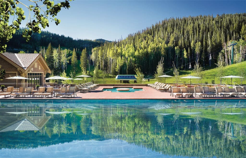 Montage Deer Valley Resort offers a heated outdoor pool.