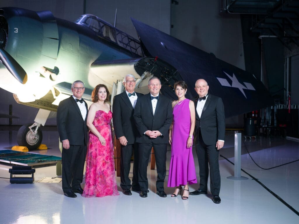 Co-chairs David & Kelly Rose, board chairman Scott Rozzell, president and CEO Doug Owens, co-chairs Megan & Jason Ryan
