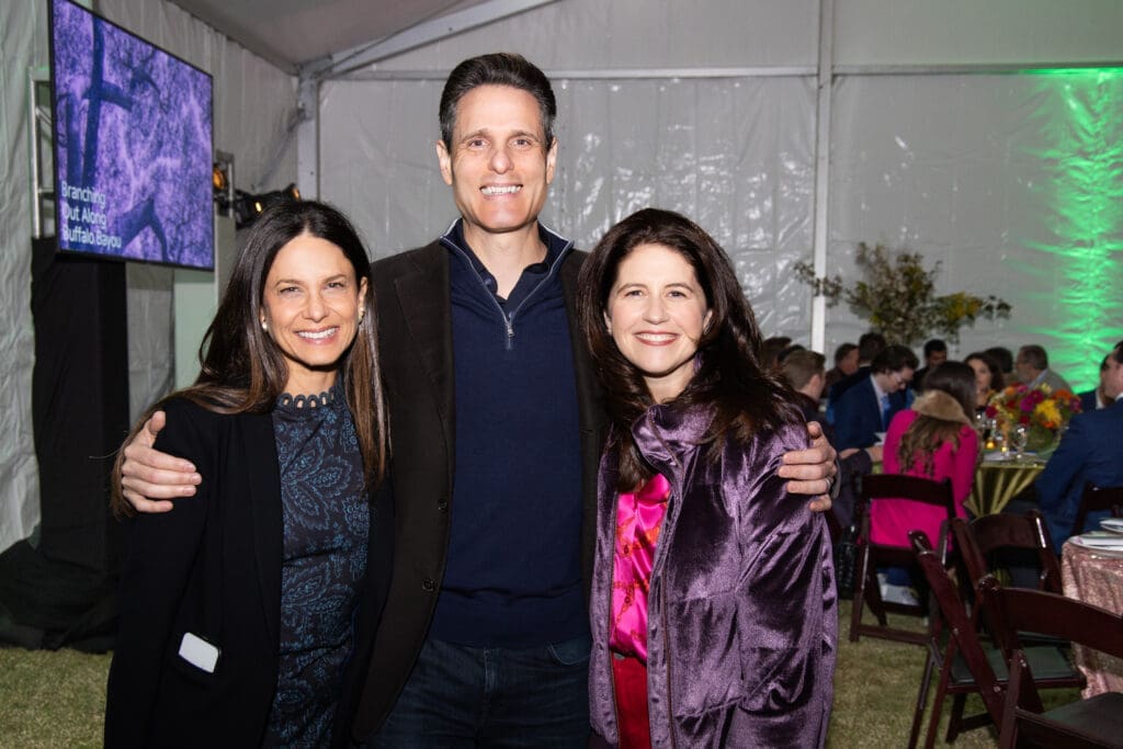 Karen Farber, Lee Haverman & Lisa Helfman at the Buffalo Bayou Partnership gala  (Photo by Lawrence Elizabeth Knox)