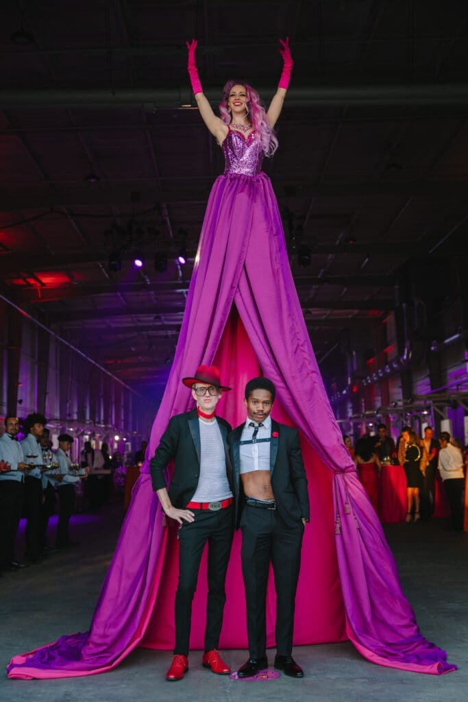 Alton DuLaney, Antonio Orozco at Houston Arts Alliance's Add On Art Gala (Photo by Johnny Than)