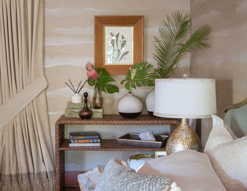 Bedroom & Bathroom: Kristi Nelson of KMNelson Design (Photo by Strictly Natural Light)