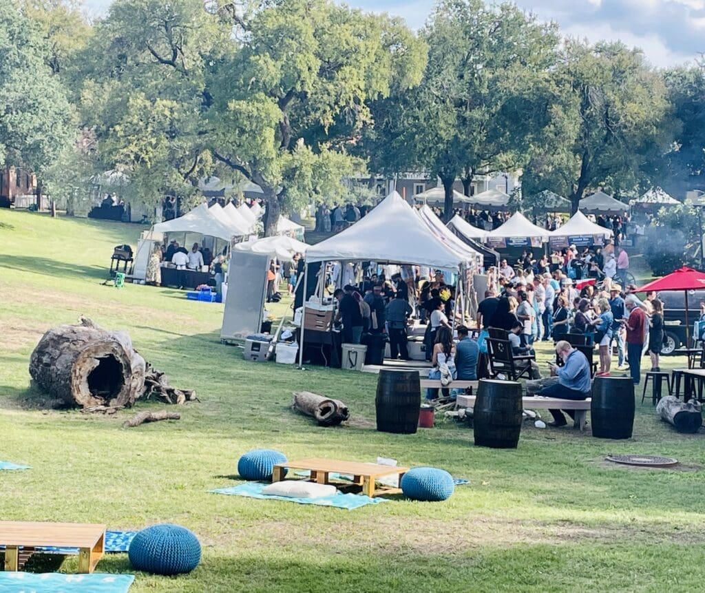 The scene from a perfect fall day at Chefs for Farmers. (Photo by Courtney Dabney)