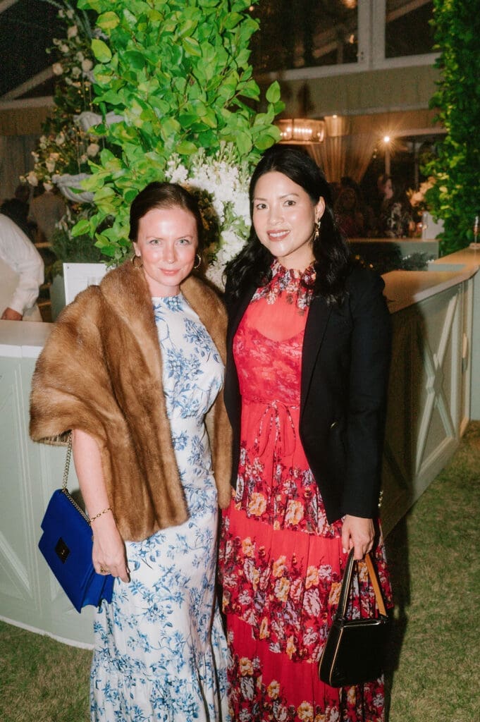 Anne Lee Phillips, Nancy Bihlmaier at Children's Memorial Hermann Hospital 'Fare La Fête' gala in Memorial Park. (Photo by Joseph West)