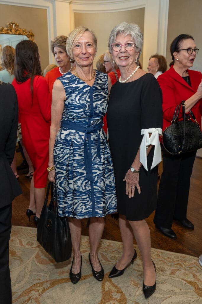 Connie Wallace, Gayle Eury at the Salvation Army of Greater Houston Annual Luncheon