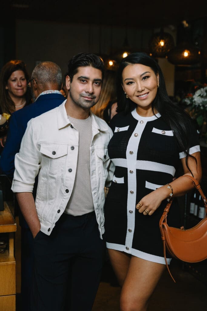 Yash Singh, Anna Liu at Foreign Fare launch at Traveler's Table (Photo by Johnny Than)