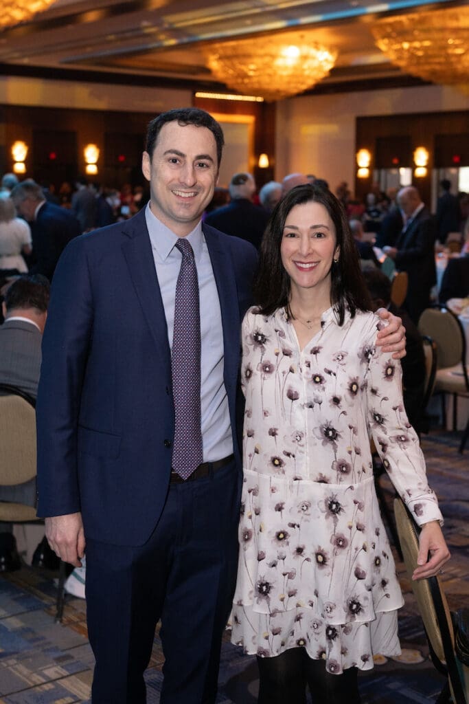 Steven & Ariel Becker at Holocaust Museum Houston's Guardian of the Human Spirit Award luncheon.  (Photo by Wilson Parish)