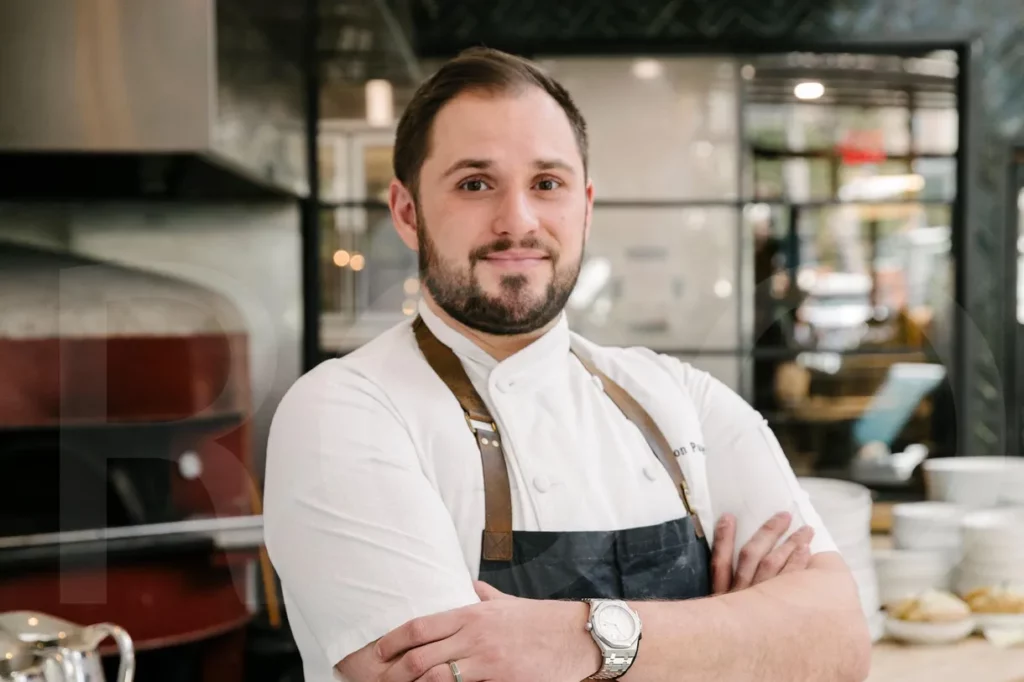 Chef Preston Paine leads culinary efforts at the new Emelia's and Blue Room inside Fort Worth's Crescent Hotel.