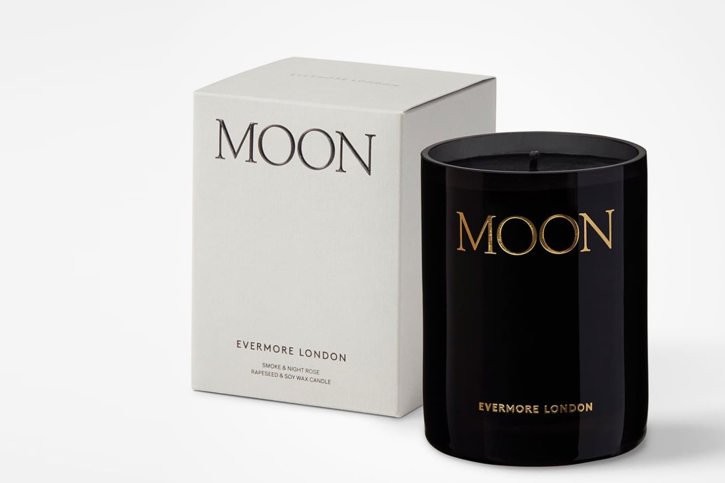 Evermore’s Moon Smoke + Night Rose Candle, $82, available at theconservatorynyc.com and The Conservatory Highland Park Village.