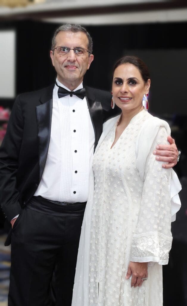Dr. Faisal & Tehmina Masud at Interfaith Ministries annual Tapestry Gala at the Hilton Americas-Houston. (Photo by Quy Tran)