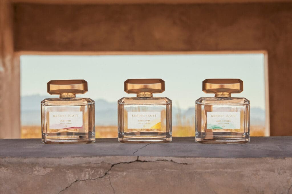 Kendra Scott launched a new line of fragrances just in time for holiday gifting.