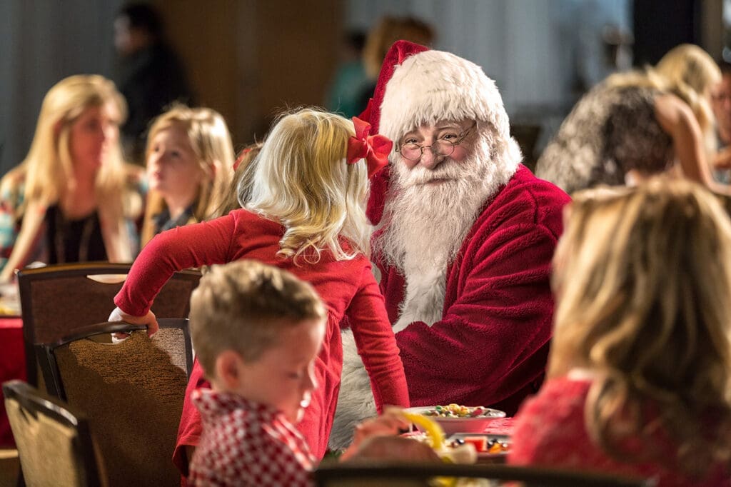 Breakfast with Santa is one of the holiday’s most beloved traditions at Hilton Anatole.